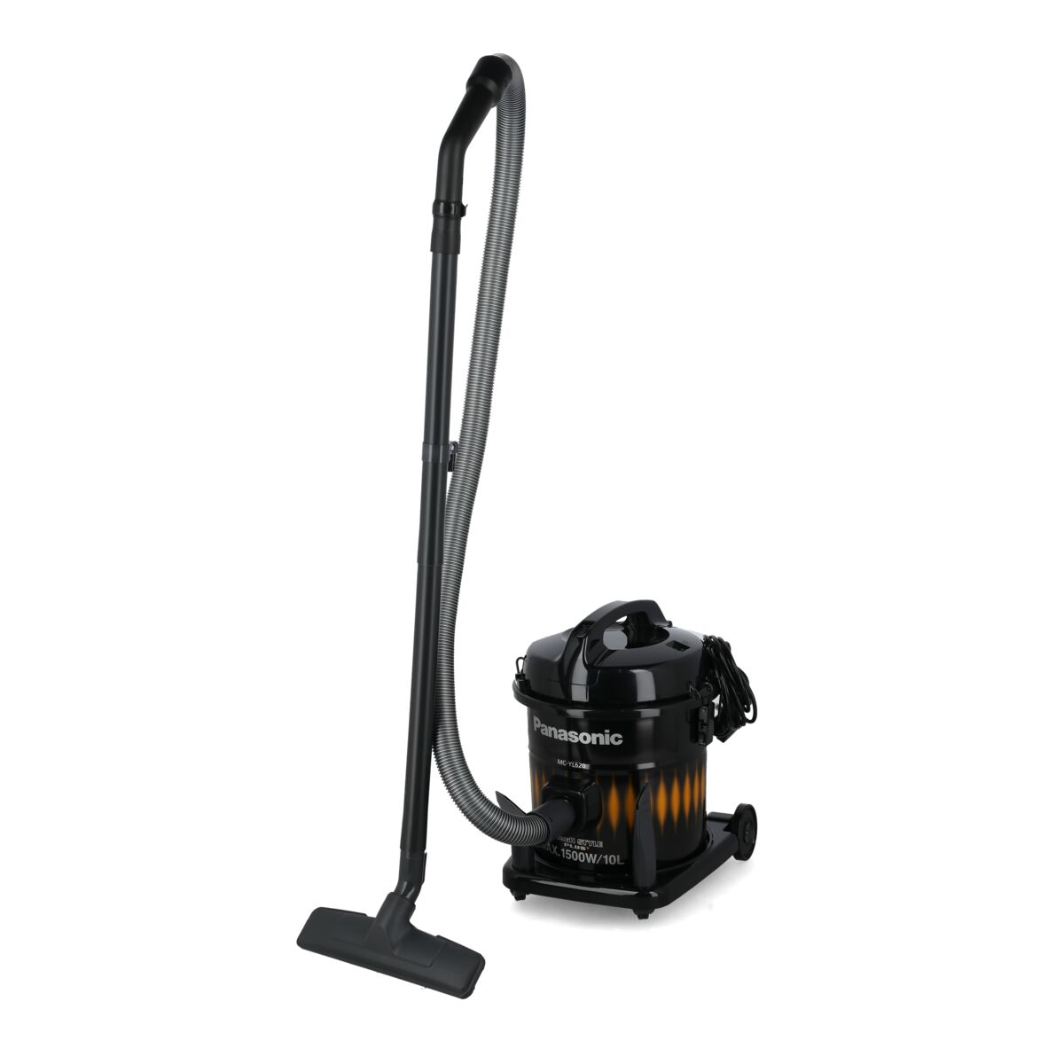 Panasonic 1500W Drum Vacuum Cleaner Black and Yellow 10 Liter MC